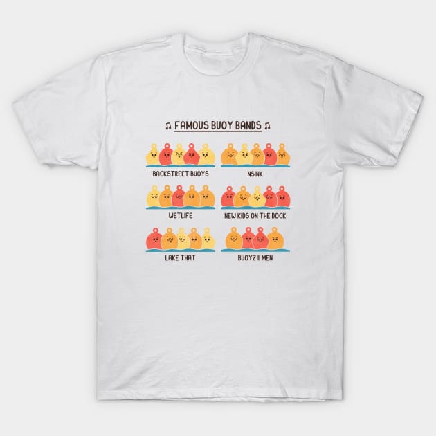 Buoy Bands T-Shirt by HandsOffMyDinosaur